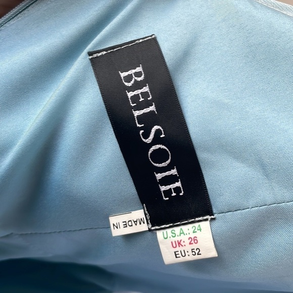 BELLSOIE Angelic Blue Beaded Formal gown dress - Picture 10 of 10